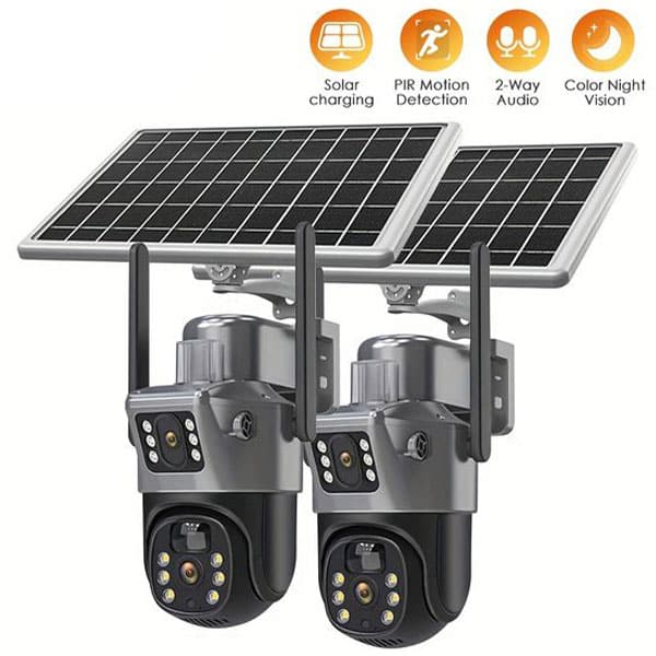 دوربین اسپیدام دو لنز سولار سیمکارتی 4 ویژگی های دوربین اسپیدام دو لنز سولار سیمکارتی