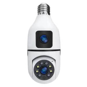 دوربین لامپی دو لنز چرخشی v380
