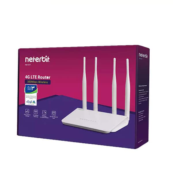 مودم نتربیت مدل NW-431F 4 مودم سیمکارتی نتربیت