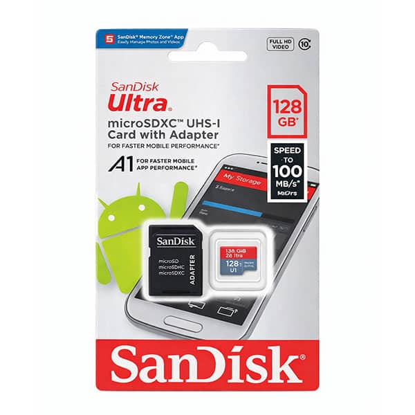 کارت حافظه 128 گیگ SanDisk 2 خرید رم 125 گیگ sandisk