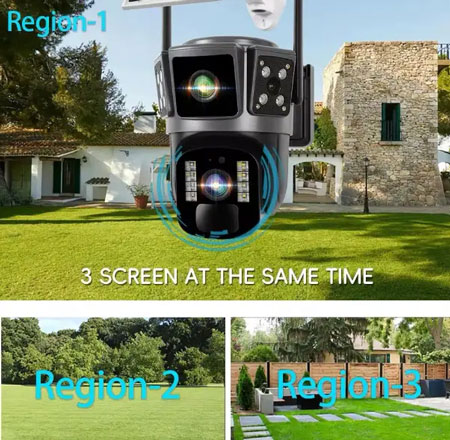 دوربین اسپید دام دو لنز سولار TS21 4 خرید دوربین دو لنز سولار ts21