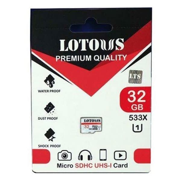 کارت حافظه 32 گیگ LOTOUS 2 حافظه 32 گیگ LOTOUS