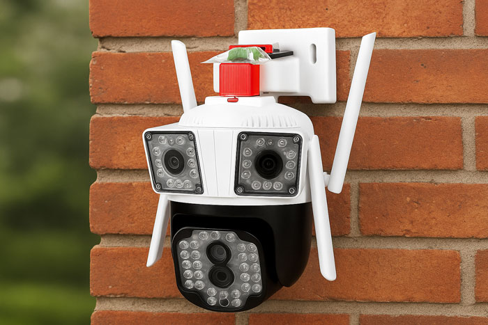 دوربین دو لنزه وای فای V35 V380 3 دوربین دو لنزه وای فای V35 V380