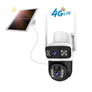 دوربین اسپید دام دو لنز سولار WPS005