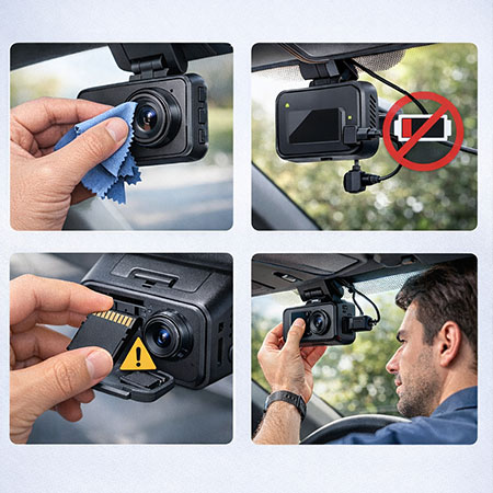 اصول نگهداری دوربین ثبت وقایع خودرو 7 اصول نگهداری دوربین ثبت وقایع خودرو