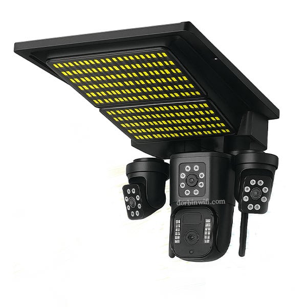 دوربین اسپید دام سه لنز سولار پنل بزرگ 2 دوربین اسپید دام سه لنز سولار پنل بزرگ