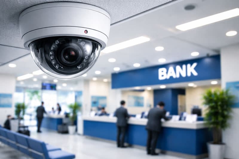 انتخاب و نصب دوربین مداربسته در بانک ها 3 دوربین مداربسته برای بانک