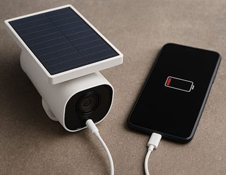مشکل شارژ نشدن باتری در دوربین خورشیدی