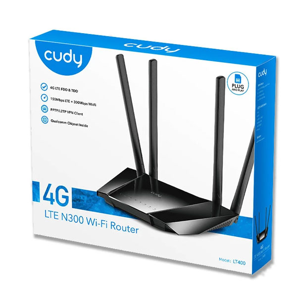 مودم سیمکارتی Cudy N300 مدل LT400 3 خرید مودم سیمکارتی Cudy N300 مدل LT400